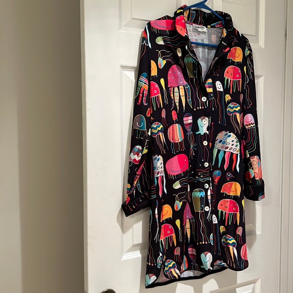 ModCloth Breakfast for Dinner Small Night Gown